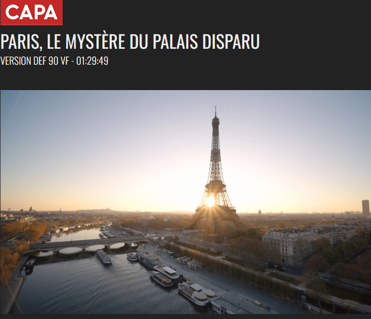 Paris, le mystère du palais disparu