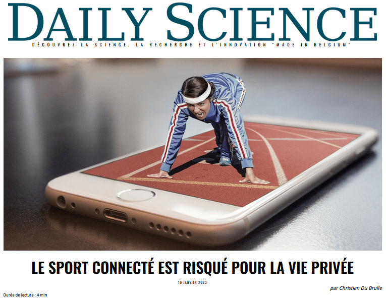 Le sport connecté est risqué pour la vie privée