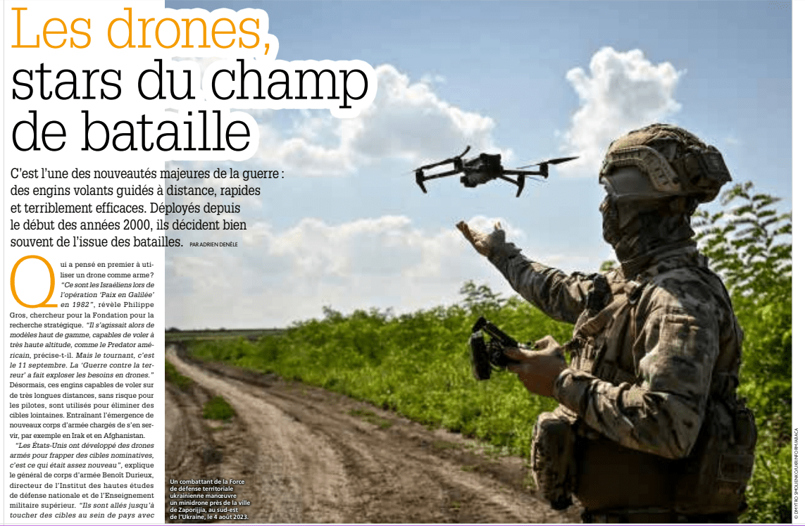 Les drones, stars du champ de bataille