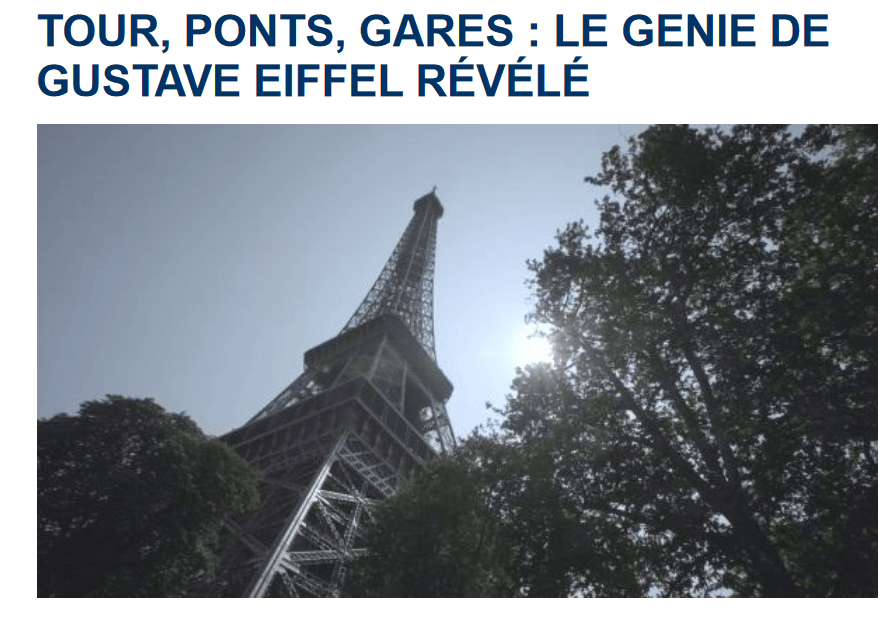 Tour, Ponts, Gares : Le génie de Gustave Eiffel révélé (  MDP : EIFFEL )